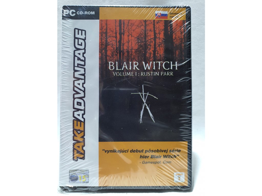 PC BLAIR WITCH VOLUME 1 Take Advantage edícia PC CD-ROM