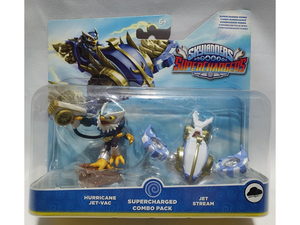 SKYLANDERS: SUPERCHARGERS SUPERCHARGED COMBO PACK - HURRICANE JET-VAC + JET STREAM