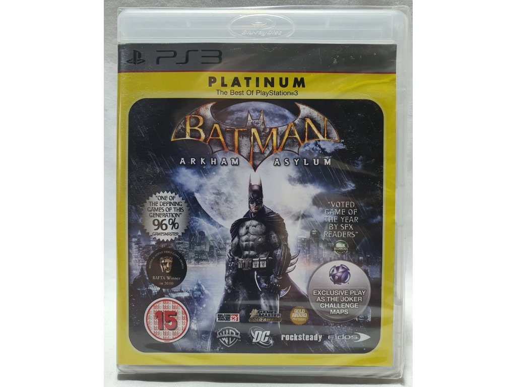 BATMAN ARKHAM ASYLUM Platinum Playstation 3