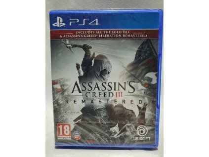 Assassin's Creed III Remastered (DLC+LIBERATION REMASTERED) Playstation 4