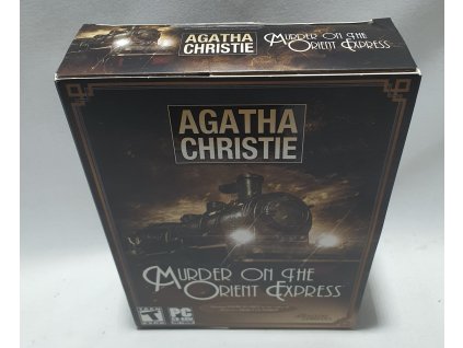 AGATHA CHRISTIE MURDER ON THE ORIENT EXPRESS BUNDLE S KNIHOU PC CD-ROM MALÁ KRABICA