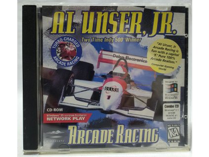 PC Al Unser Jr. Arcade Racing PC CD-ROM v jewel case obale