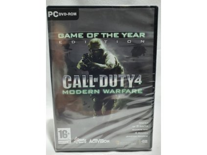 PC CALL OF DUTY 4 MODERN WARFARE GOTY PC DVD-ROM