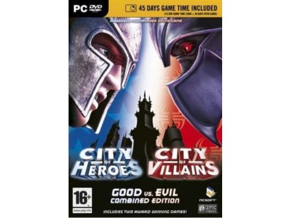 pc city of heroes city of villains good vs evil combined edition 00254f908046e373