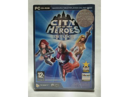 CITY OF HEROES DELUXE PC CD-ROM MALÁ KRABICA