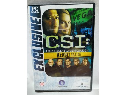 PC CSI: CRIME SCENE INVESTIGATION DEADLY INTENT PC DVD-ROM
