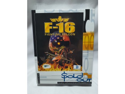F-16 FIGHTING FALCON PC CD-ROM MS-DOS SOLDOUT VEĽKÁ KRABICA