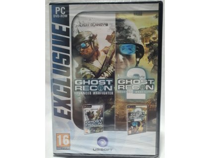 PC Tom Clancy's GHOST RECON ADVANCED WARFIGHTER 1 + 2 PC DVD-ROM