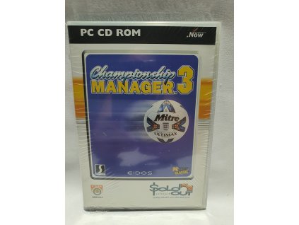 PC CHAMPIONSHIP MANAGER 3 SOLDOUT EDÍCIA PC CD-ROM
