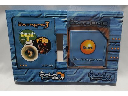 CHAMPIONSHIP MANAGER 2 + F16 FIGHTING FALCON + JIMMY WHITE´S WHIRLWIND SNOOKER SOLDOUT EXTREME 3 KOMPILÁCIA PC CD-ROM VEĽKÁ KRABICA