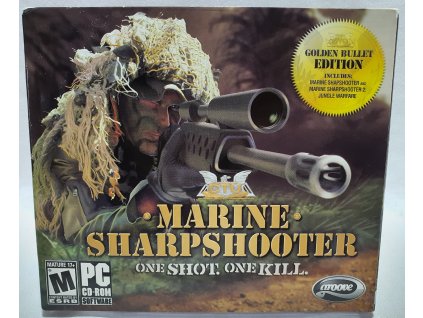 PC CTU: Marine Sharpshooter: One Shot. One Kill. Golden Bullet Edition v jewel case obale