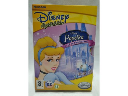 DISNEY MAGICKÁ KOLEKCIA POPOLUŠKA STAŇ SA PRINCEZNOU PC DVD-ROM MALÁ KRABICA ČESKÁ VERZIA