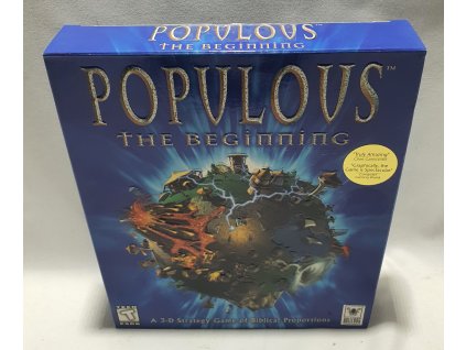 POPULOUS THE BEGINNING PC CD-ROM VEĽKÁ KRABICA