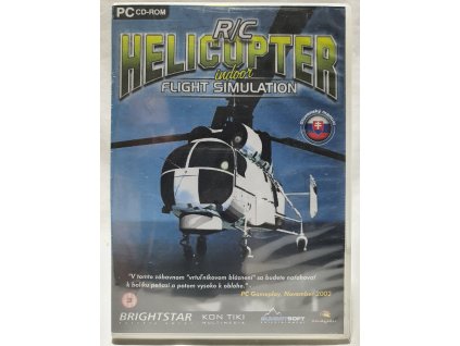 PC R/C HELICOPTER INDOOR FLIGHT SIMULATION PC CD-ROM