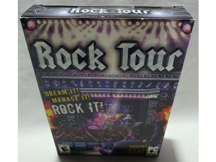 ROCK TOUR TYCOON PC CD-ROM MALÁ KRABICA