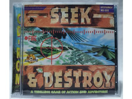 PC SEEK AND DESTROY MS-DOS PC CD-ROM v jewel case obale