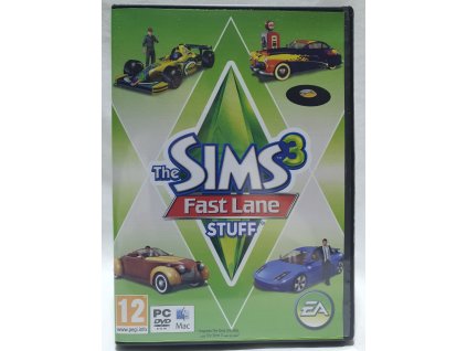 PC THE SIMS 3 FAST LANE STUFF EXPANSION PACK PC DVD MAC CD VERZIA