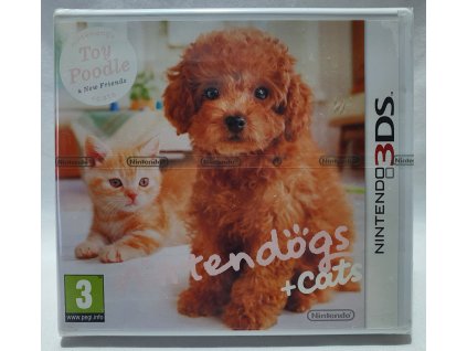 NINTENDOGS +CATS: TOY POODLE & NEW FRIENDS Nintendo 3DS ORIGINÁL FÓLIA