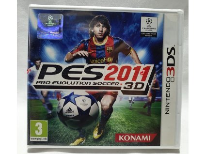 PRO EVOLUTION SOCCER 3D PES 2011 Nintendo 3DS ORIGINÁL FÓLIA