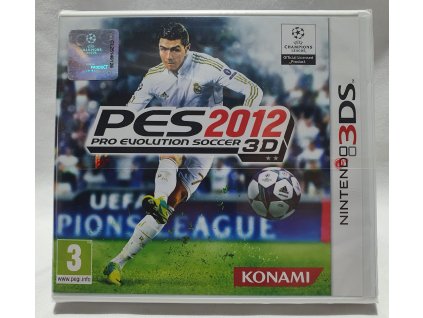 PRO EVOLUTION SOCCER 3D PES 2012 Nintendo 3DS ORIGINÁL FÓLIA