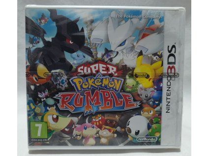SUPER POKEMON RUMBLE Nintendo 3DS ORIGINÁL FÓLIA