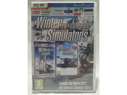 PC WINTER SIMULATORS 2IN1 GAME PACK (SKI-WORLD SIMULATOR 2012 + SNOWCAT SIMULATOR 20 11 ) PC DVD-ROM