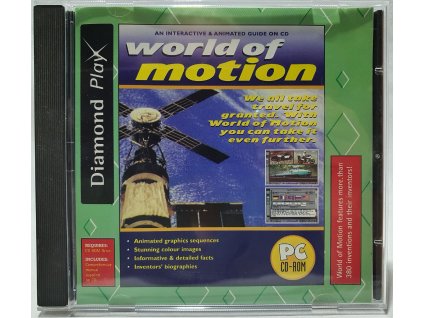 PC WORLD OF MOTION PC CD-ROM V JEWEL CASE OBALE