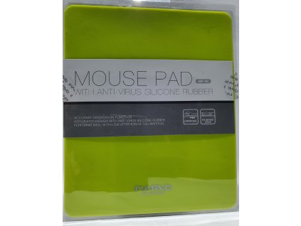 PROTIVÍRUSOVÁ PODLOŽKA POD MYŠ MARVO MP-06 ZELENÁ - MARVO ANTI-VIRUS MOUSEPAD MP-06 GREEN