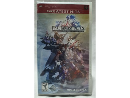 FINAL FANTASY TACTICS THE WAR OF THE LIONS Greatest Hits Playstation Portable