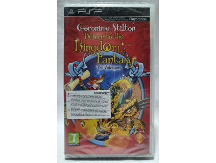 GERONIMO STILTON RETURN TO THE KINGDOM OF FANTASY The Videogame Playstation Portable SK / CZ / HU / TUR VERZIA