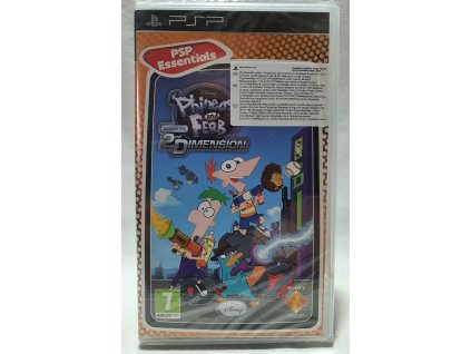 PHINEAS & FERB ACROSS THE 2ND DIMENSION ESSENTIALS Playstation Portable SK / CZ / HU / PL VERZIA