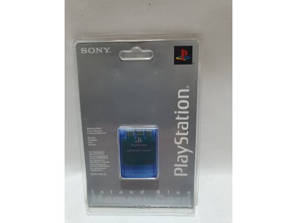 PXH ORIGINÁL SONY 1MB PAMäŤOVÁ KARTA PRE PLAYSTATION ONE ISLAND BLUE SCPH-1020