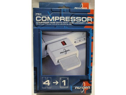 PXH NUGEN PSX COMPESSOR COMPRESS 4 MB ONTO ANY 1 MB PLAYSTATION 1 - COMPRESSOR Z 4 MB NA 1 MB