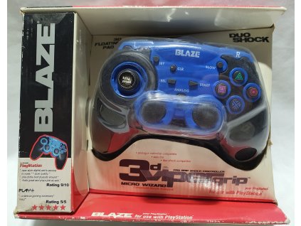 PXH BLAZE 3D VIPER CONTROLLER BLUE - 3D Viper modrý ovládač pre Playstation 1