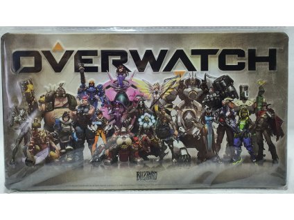 OVERWATCH METAL PLATE 27x15 cm Blizzard Originál Merch