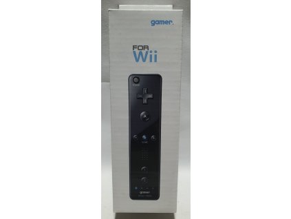 WIIH GAMER WII REMOTE PLUS WIRELESS CONTROLLER BLACK - BEZDROTOVÝ OVLÁDAČ REMOTE PLUS PRE NINTENDO WII ČIERNY
