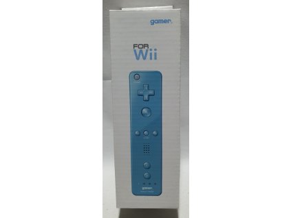 WIIH GAMER WII REMOTE PLUS WIRELESS CONTROLLER BLUE - BEZDROTOVÝ OVLÁDAČ REMOTE PLUS PRE NINTENDO WII MODRÝ