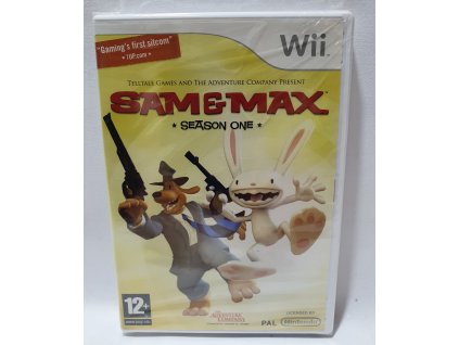WIIS SAM AND MAX SEASON 1 Nintendo Wii ORIGINÁL FÓLIA