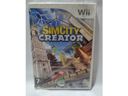 WIIS SIMCITY CREATOR Nintendo Wii ORIGINÁL FÓLIA