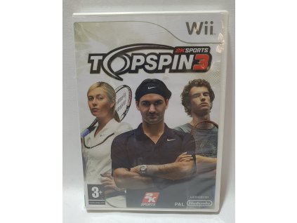WIIS TOP SPIN 3 Nintendo Wii