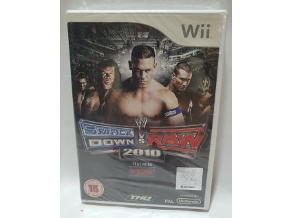 WIIS WWE Smackdown vs. Raw 2010 Featuring ECW Nintendo Wii ORIGINÁL FÓLIA