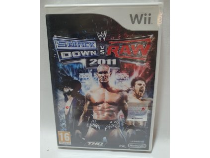 WIIS WWE SMACKDOWN VS RAW 2011 Nintendo Wii ORIGINÁL FÓLIA