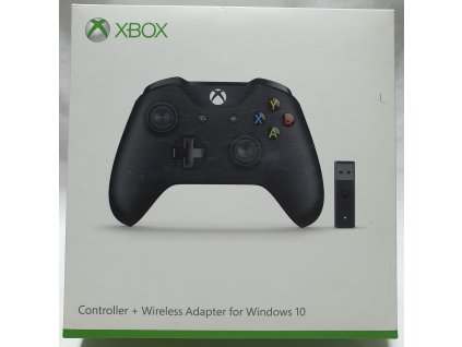 X1H MICROSOFT XBOX ONE WIRELESS CONTROLLER BLACK + WINDOWS ADAPTÉR - BZDRôTOVÝ OVLÁDAČ PRE XBOX ONE A PC