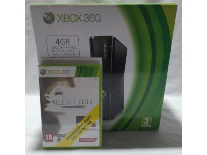 X3K XBOX 360 S KONZOLA 4GB + Silent Hill HD coll