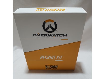 OVERWATCH RECRUIT KIT SADA MERCHU MEDAILA+ODZNAK+NÁLEPKY