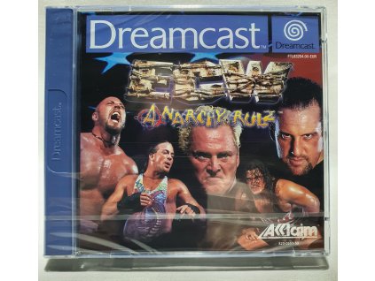 ECW: ANARCHY RULZ SEGA DREAMCAST PAL T-8119D-05 - ORIGINÁL FÓLIA