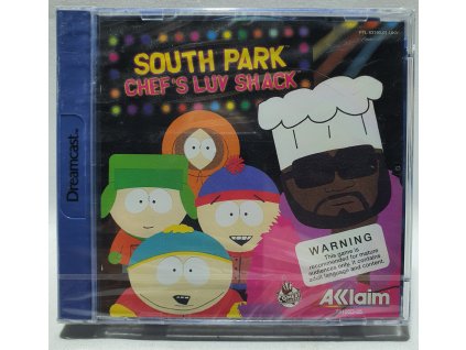 SOUTH PARK: CHEF´S LUV SHACK SEGA DREAMCAST PAL T-8105D-05 -ORIGINÁL FÓLIA