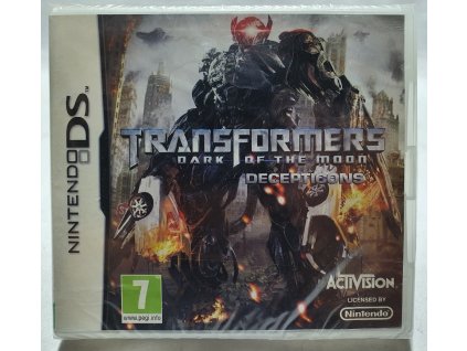 TRANSFORMERS DARK OF THE MOON DECEPTICONS NINTENDO DS ORIGINÁL FÓLIA