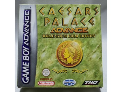 CAESARS PALACE ADVANCE MILLENIUM GOLD EDITION Game Boy Advance