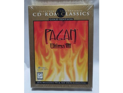 Ultima VIII: Pagan GOLD EDITION Win 95 a MS DOS PC CD-ROM VEĽKÁ KRABICA